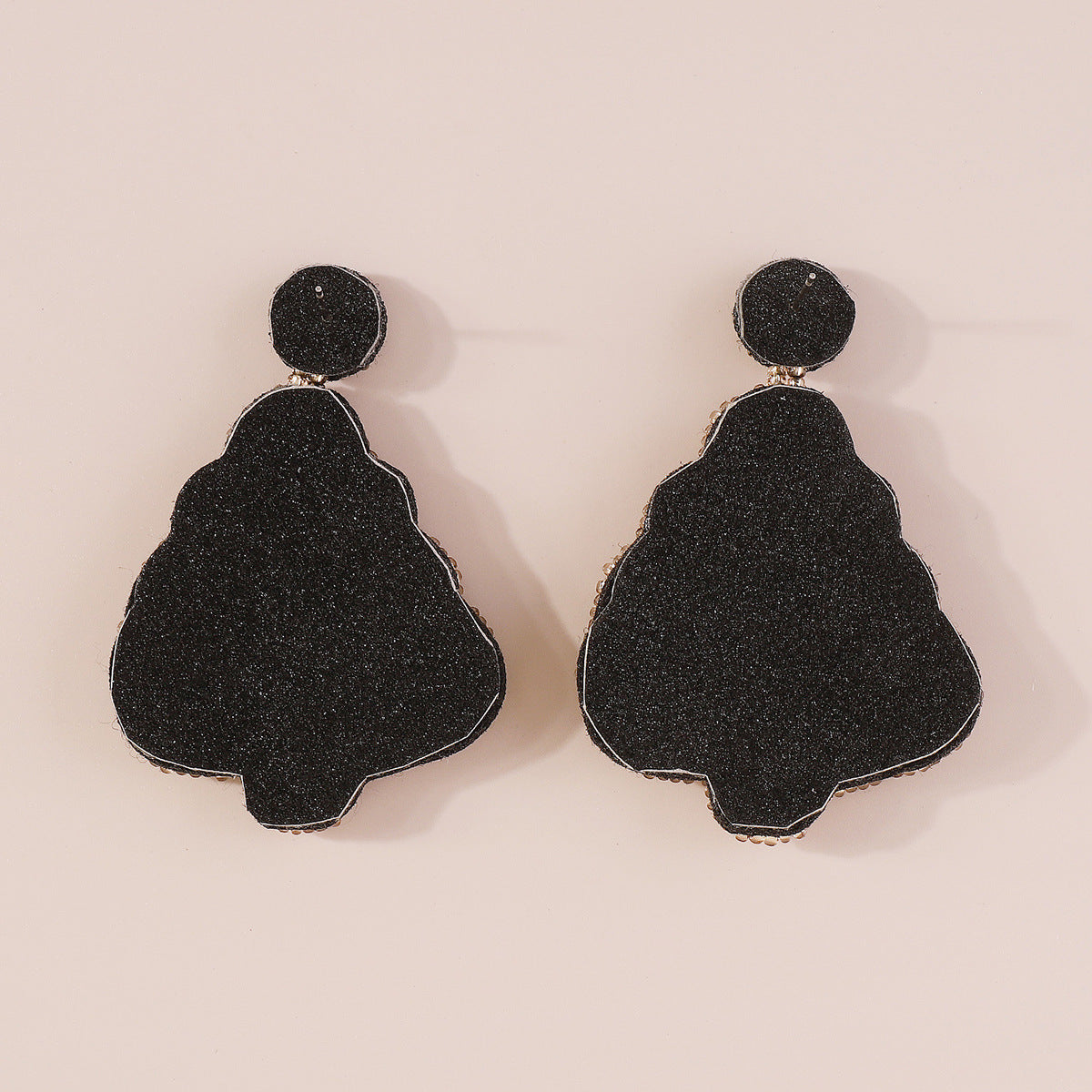 Wholesale Christmas Handmade Beaded Diamond Crystal Earrings